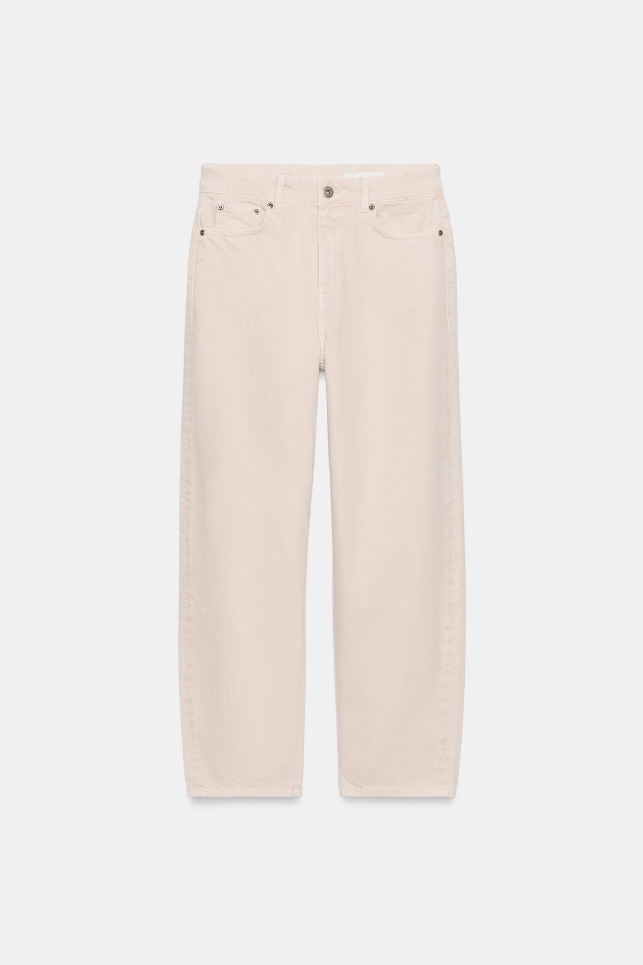 ZW COLLECTION TAPERED MID-RISE JEANS